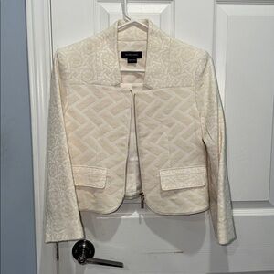 Marciano Cream Textured Blazer